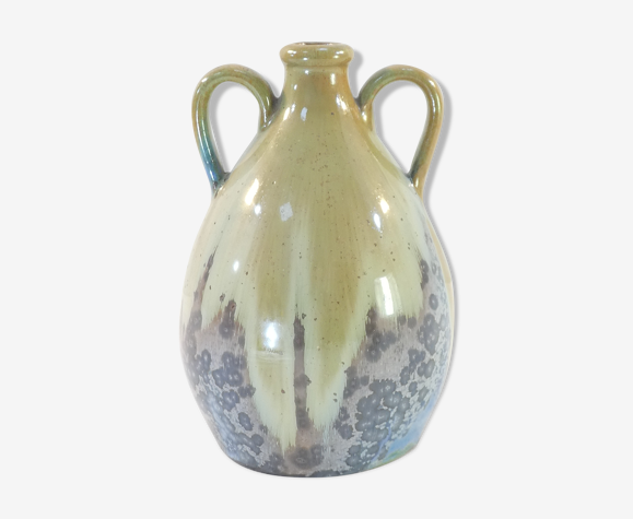 Vase en gres estampillé p.l pont des vernes france