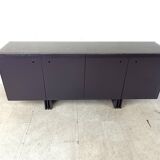 Vintage dark blue sideboard, 1980s