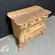 Dutch chest of drawers XIX th in raw oak