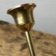 Vintage brass candle holders
