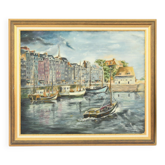 Huile sur toile Marine