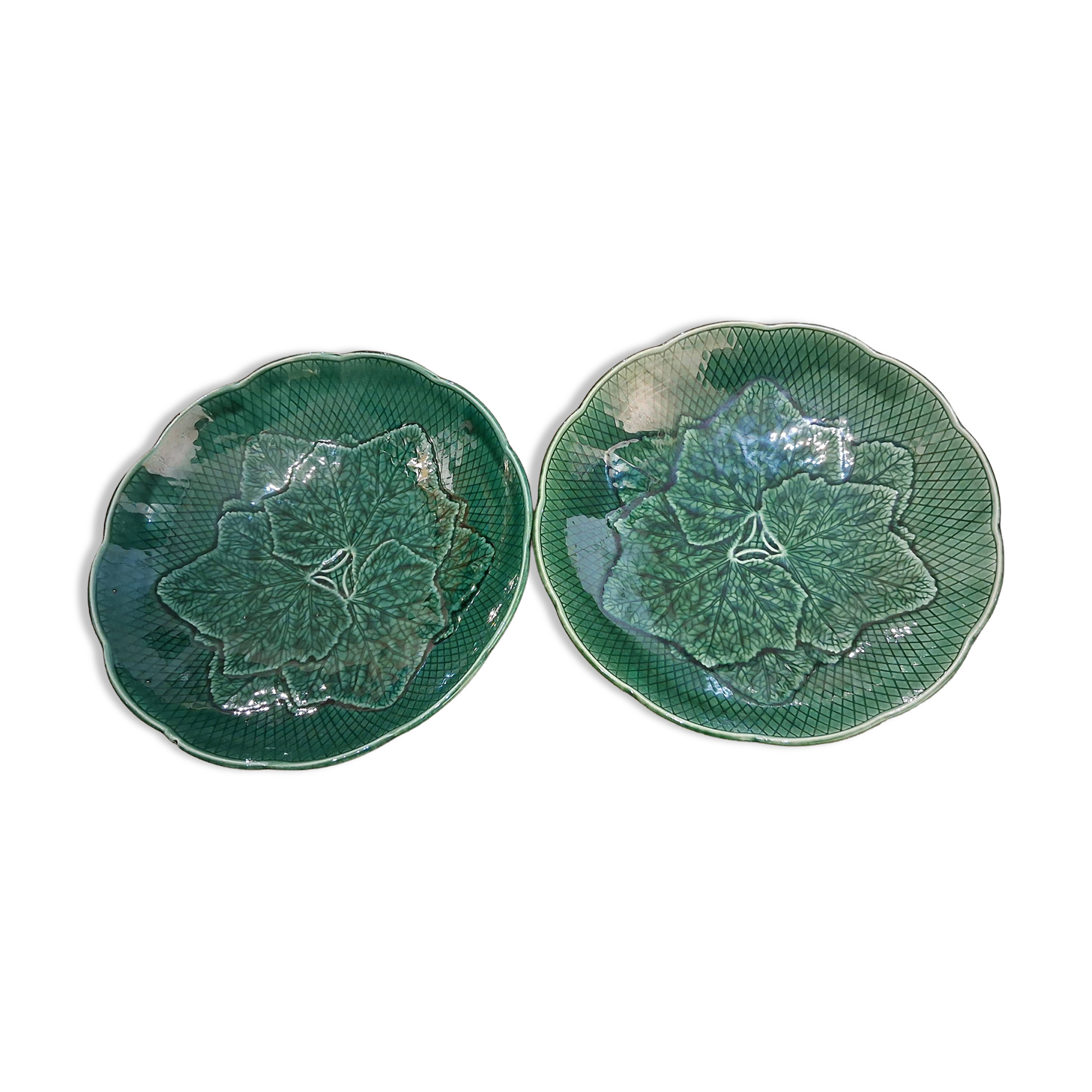 shallow dish earthenware from GIEN