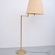 Vintage brass floor lamp with swivel arm, 1970s
