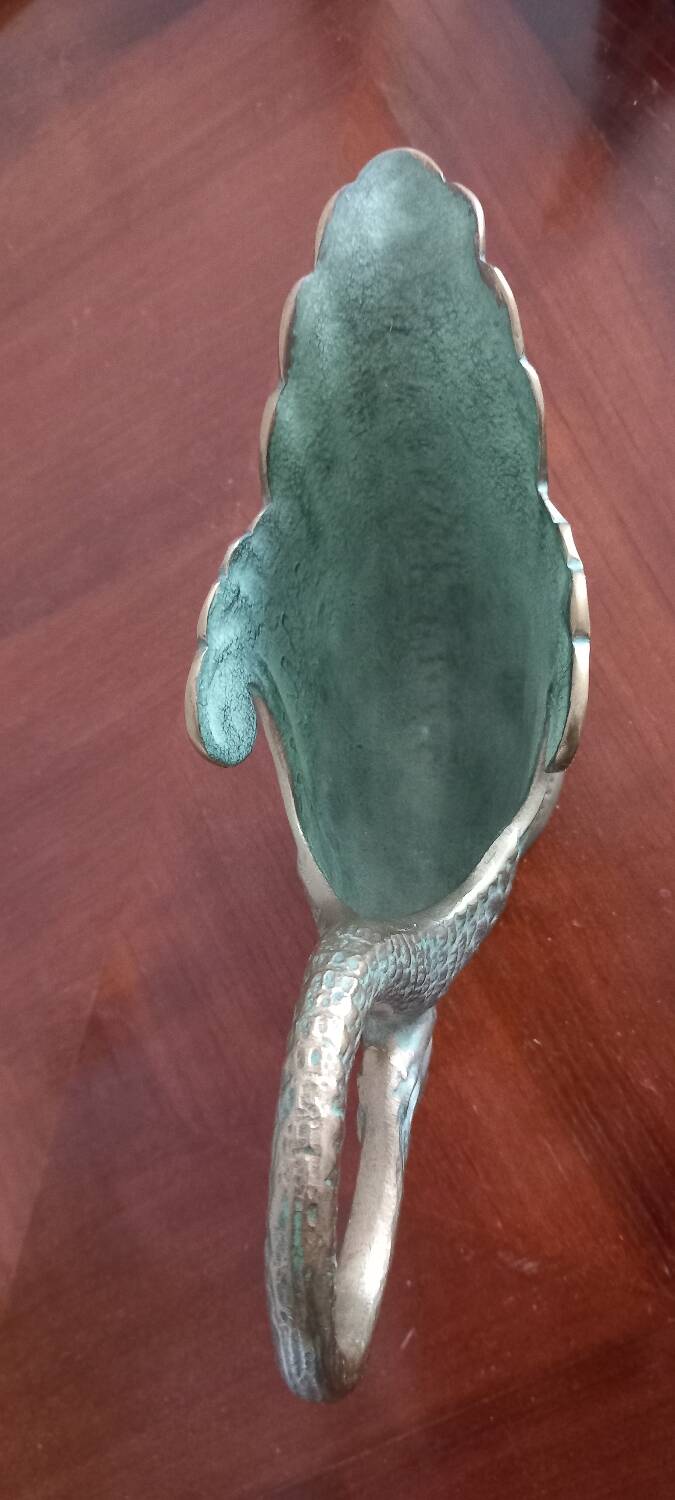 Bronze swan neck cup Max Le Verrier