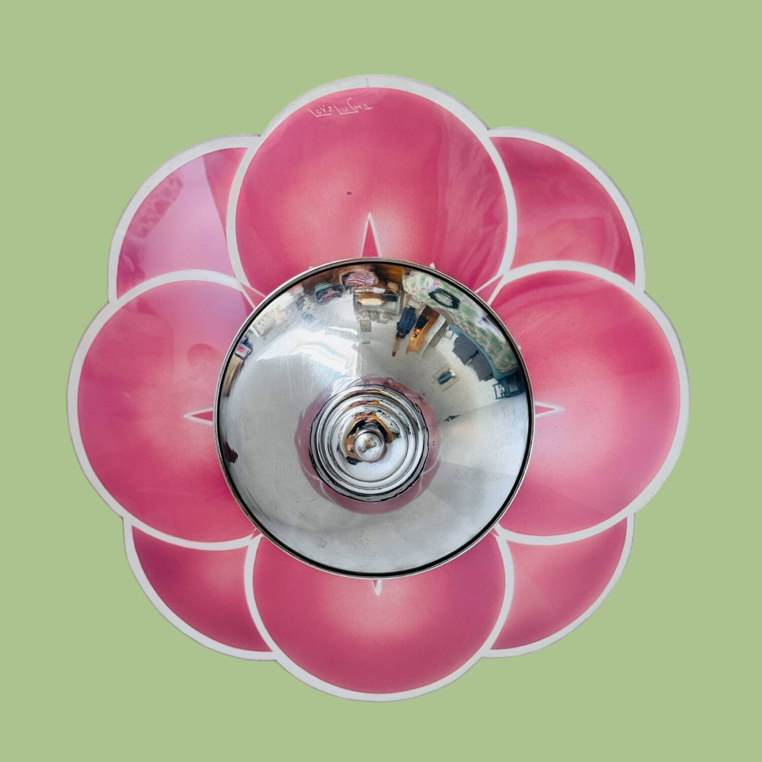 Art Deco ceiling light by Loys Lucha