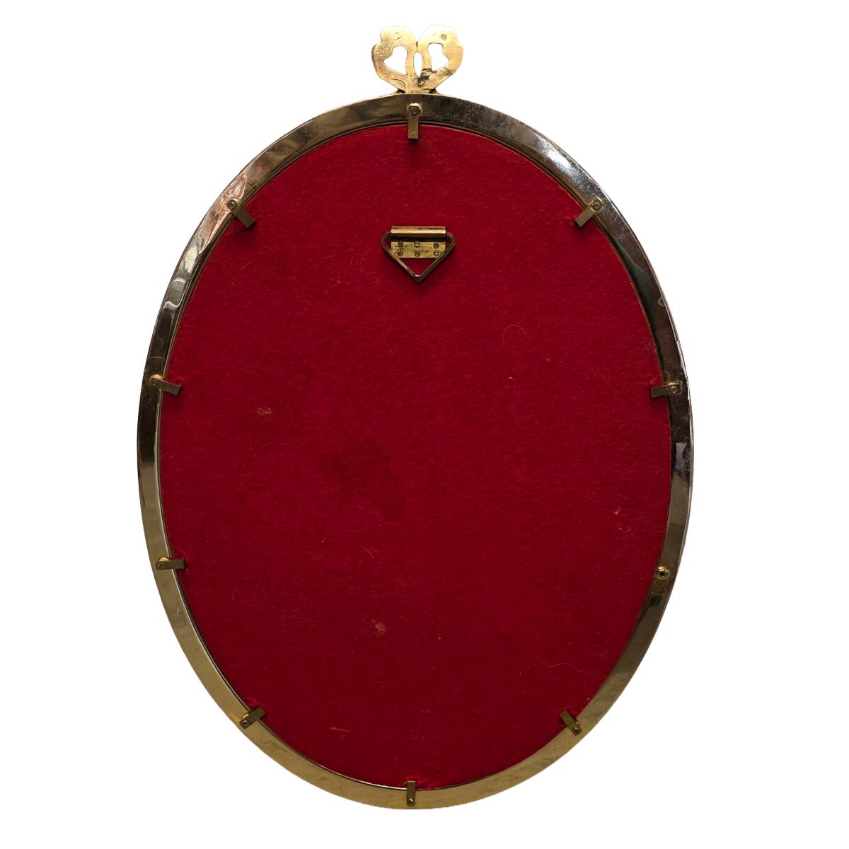 French classic Style Brass Mirror With Bow, 1950/60s