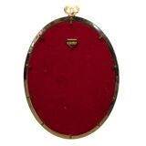 French classic Style Brass Mirror With Bow, 1950/60s