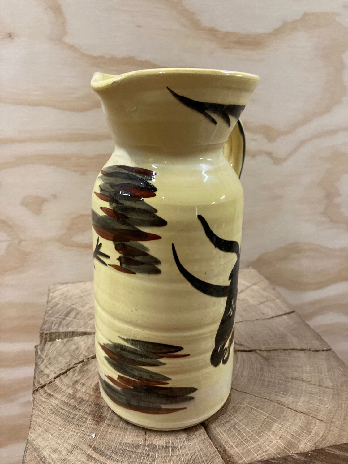 Bull pitcher from Meyssac pottery prehistoric style Corrèze