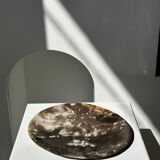 Dish in petrified wood