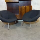 Armchairs Model Caleidos 835 by Frans Schrofer for Young International, Netherlands, 1980, Set of 2