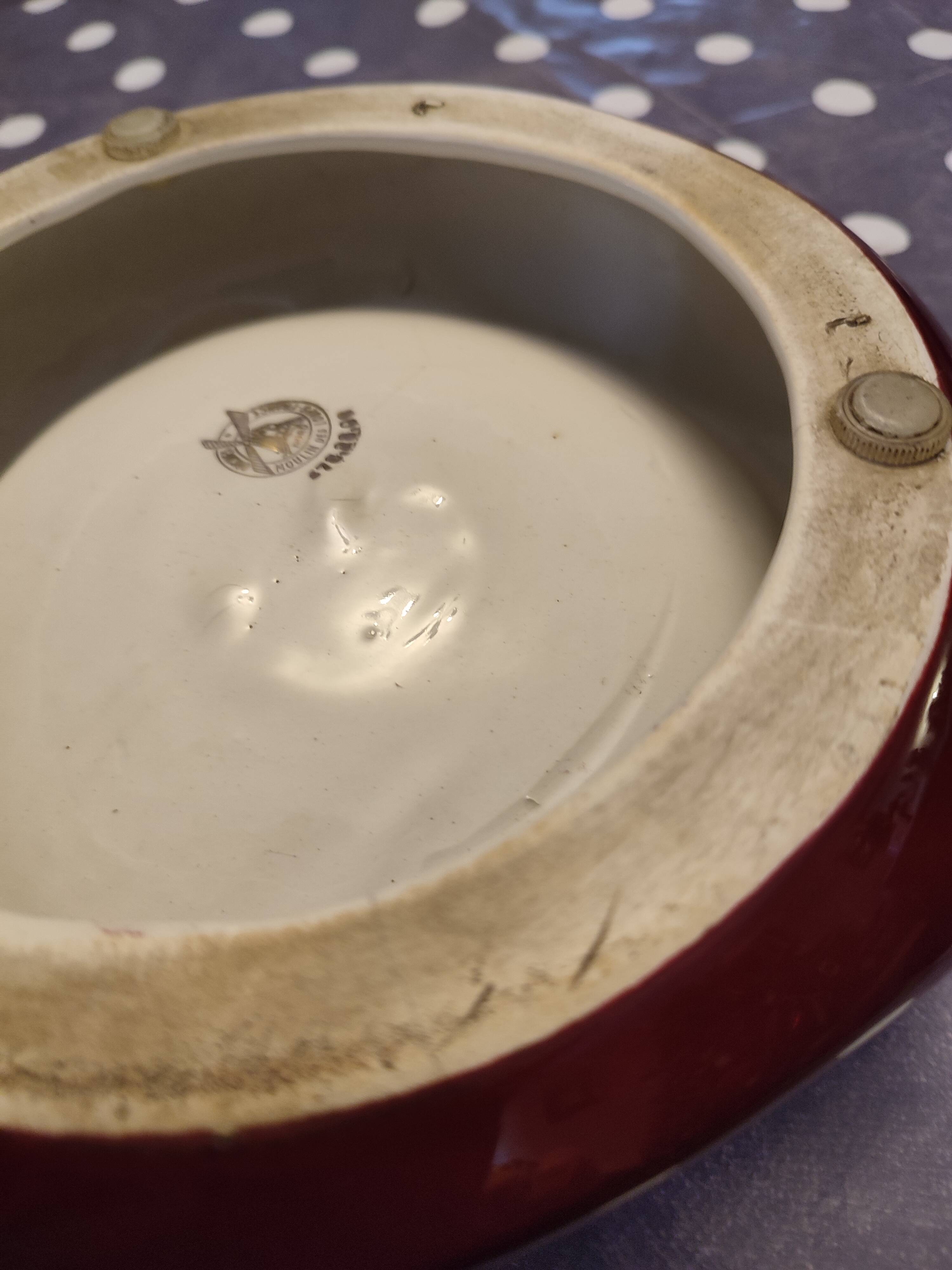 Orchies vintage ceramic bar advertising ashtray