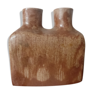 Vase en grès double