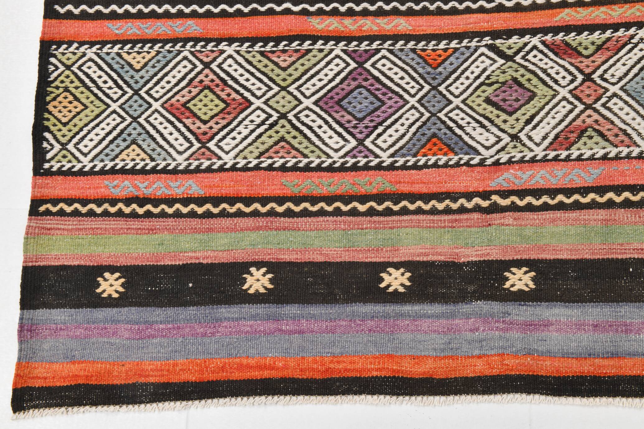 174x236Cm Antique Turkish Vintage Kilim Rug