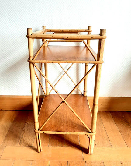 Rattan shelf 1960