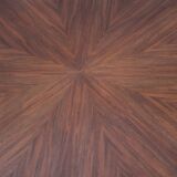 1960s coffeetable in walnut and glass