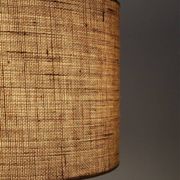 Rare black Theodor Skjøde Knudsen table lamp / Skjern / Mid-century Danish modern design / 1960s / 1970s