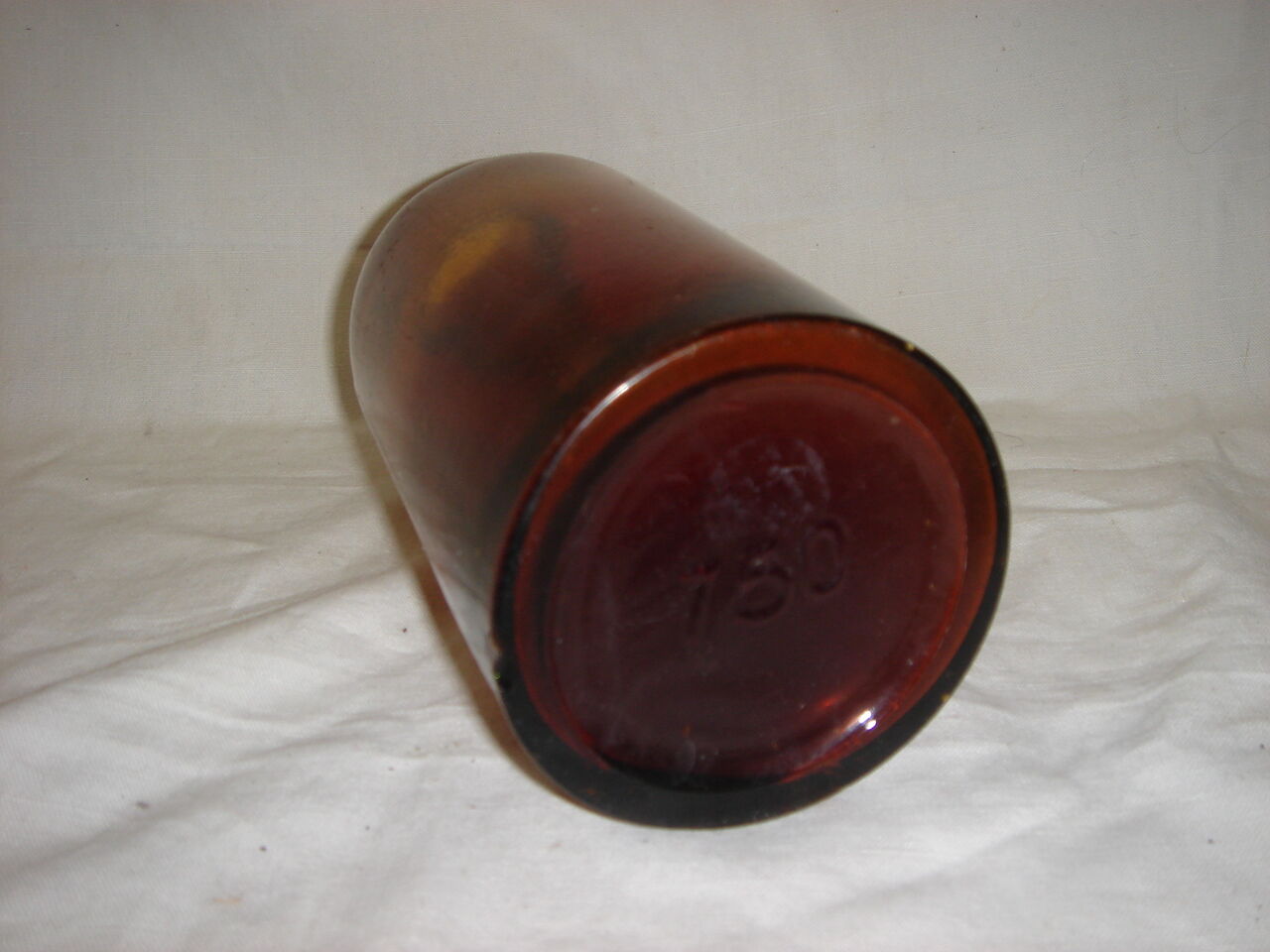 Former pharmacy early 20th amber glass bottle