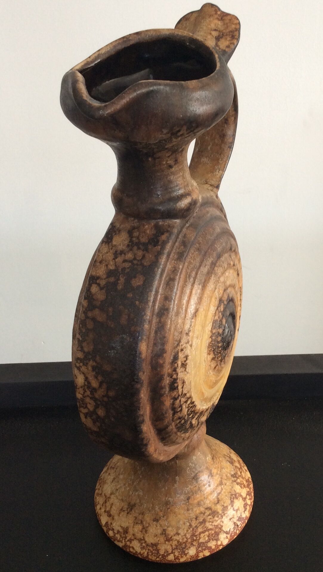 Vintage W.Germany ceramic ewer vase from the 70s