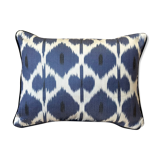Coussin en soie ikat