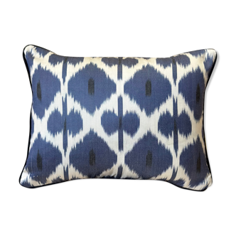 Ikat silk cushion