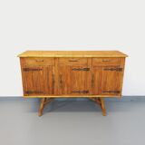Vintage rattan sideboard from the 50/60s