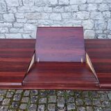 Table danoise en palissandre de Rio à allonges 1960