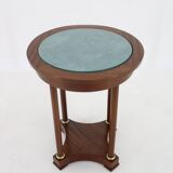 1930s Secession Mahogany Round Side Table