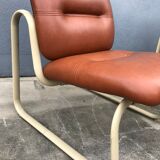 Pair of vintage Steelcase 1970 armchairs