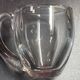 Superb signed baccarat crystal mug cup / vintage / 1300 gr