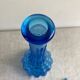 Turquoise blue employment glass carafe