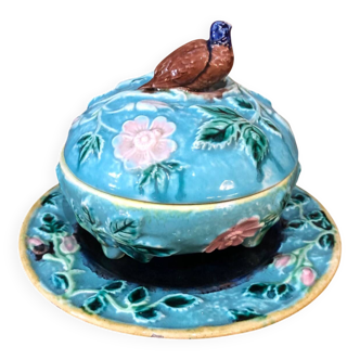 Majolica Barbotine Box George Jones