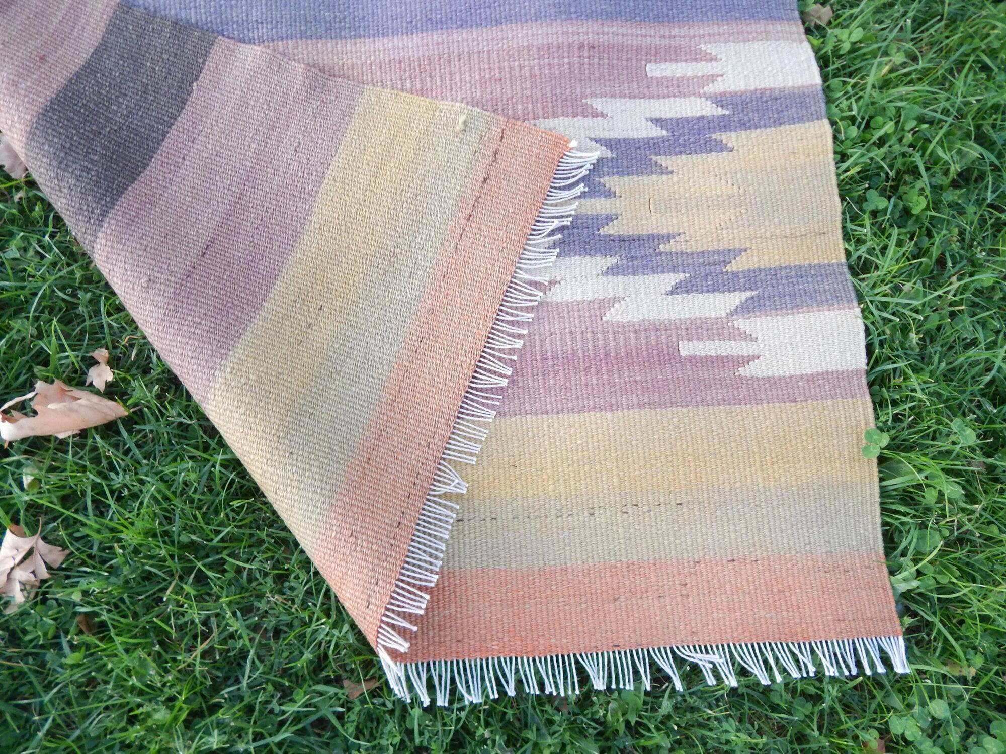 Vintage Turkish hallway rug 79x235 cm