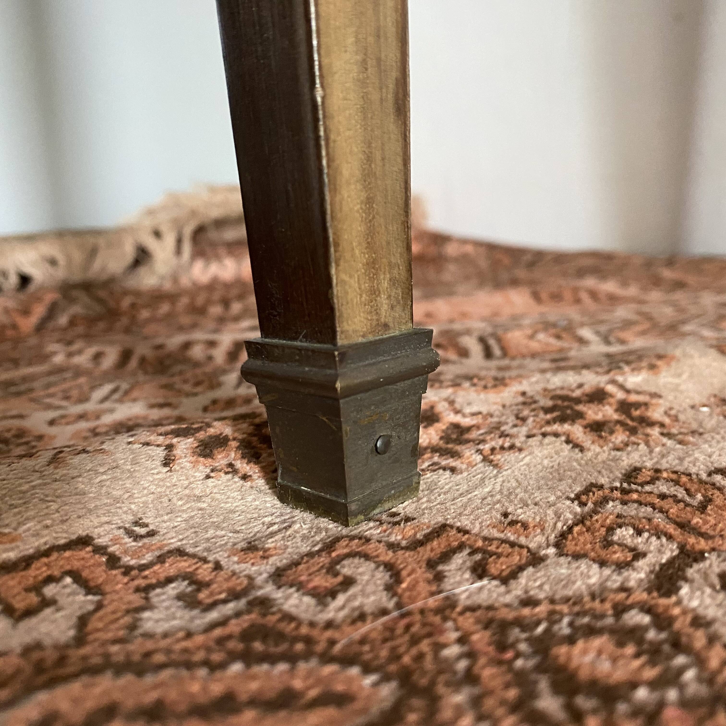 Dressing table, Louis XVI style mahogany side desk