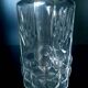 Carafe à whisky en verre taillé vintage 25 cm