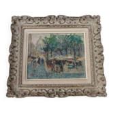 Oil on canvas: Jacques Van Den Bussche