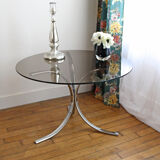Smoked glass coffee table