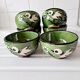 Cups bird glazed terracotta Savoie