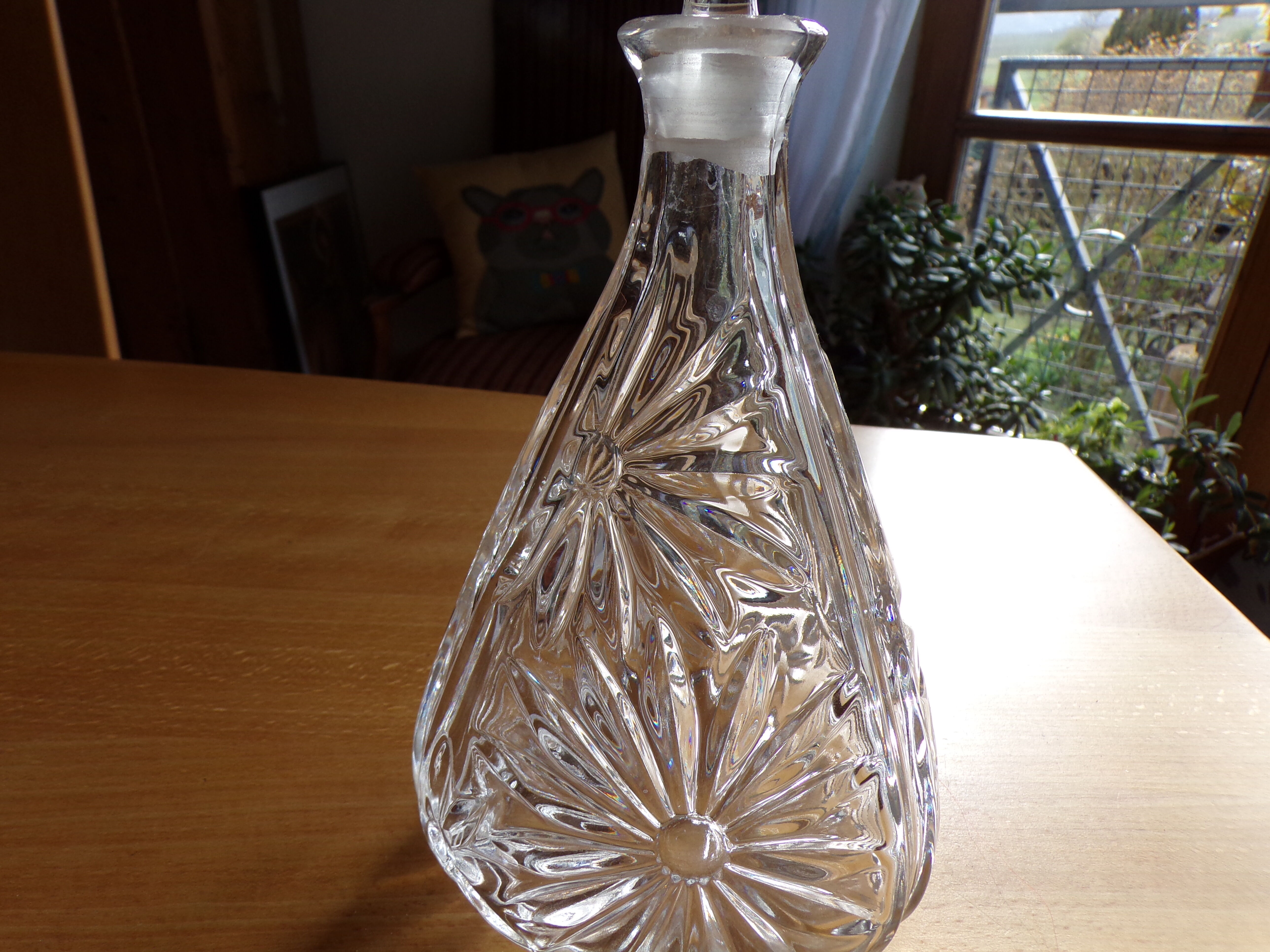 Carafe with baviere crystal liqueur