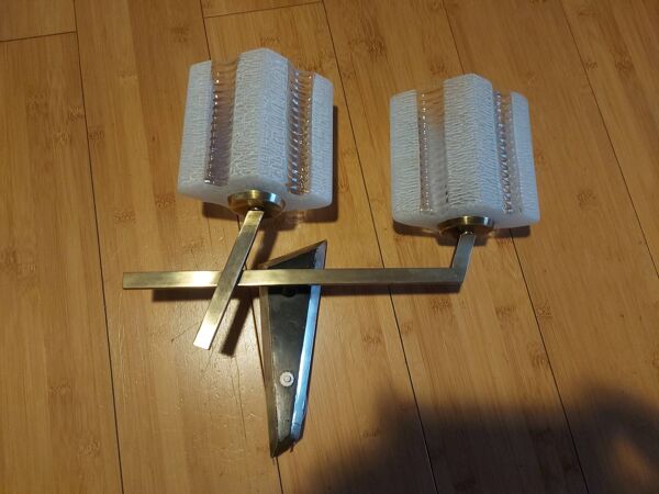 Applique en verre  années 50'S Lunel