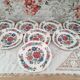 Set of 8 dessert plates Sarreguemines Vence model