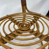 Chaise vintage en rotin Rohe Noordwolde