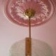 Vintage glass and brass pendant light, vintage chandelier, triangular ceiling lamp, pendant light