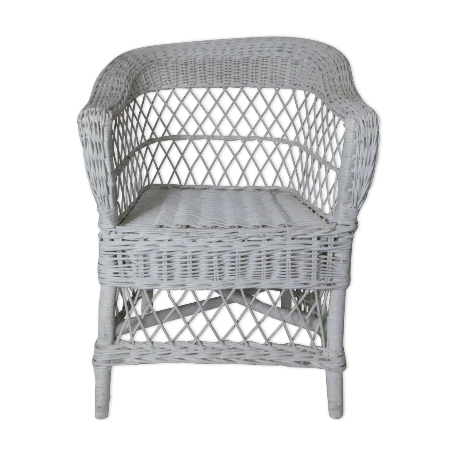 Rattan armchair