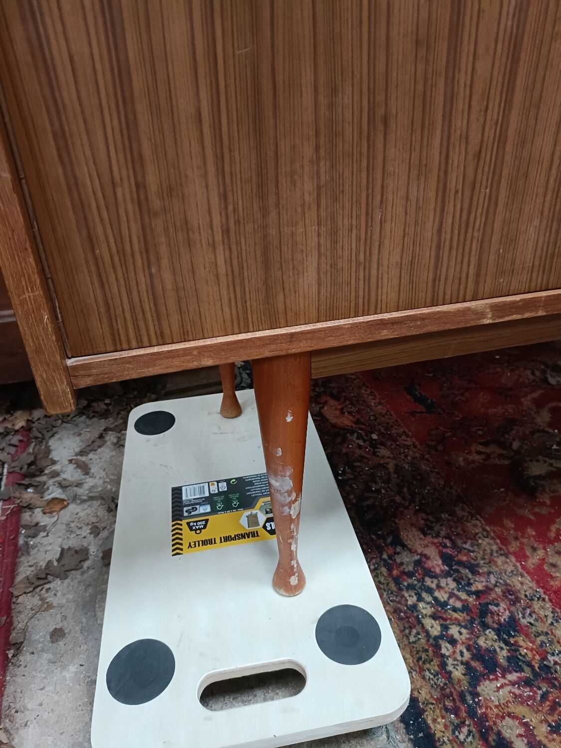 Vintage scandinavian teak enfilade, 60s