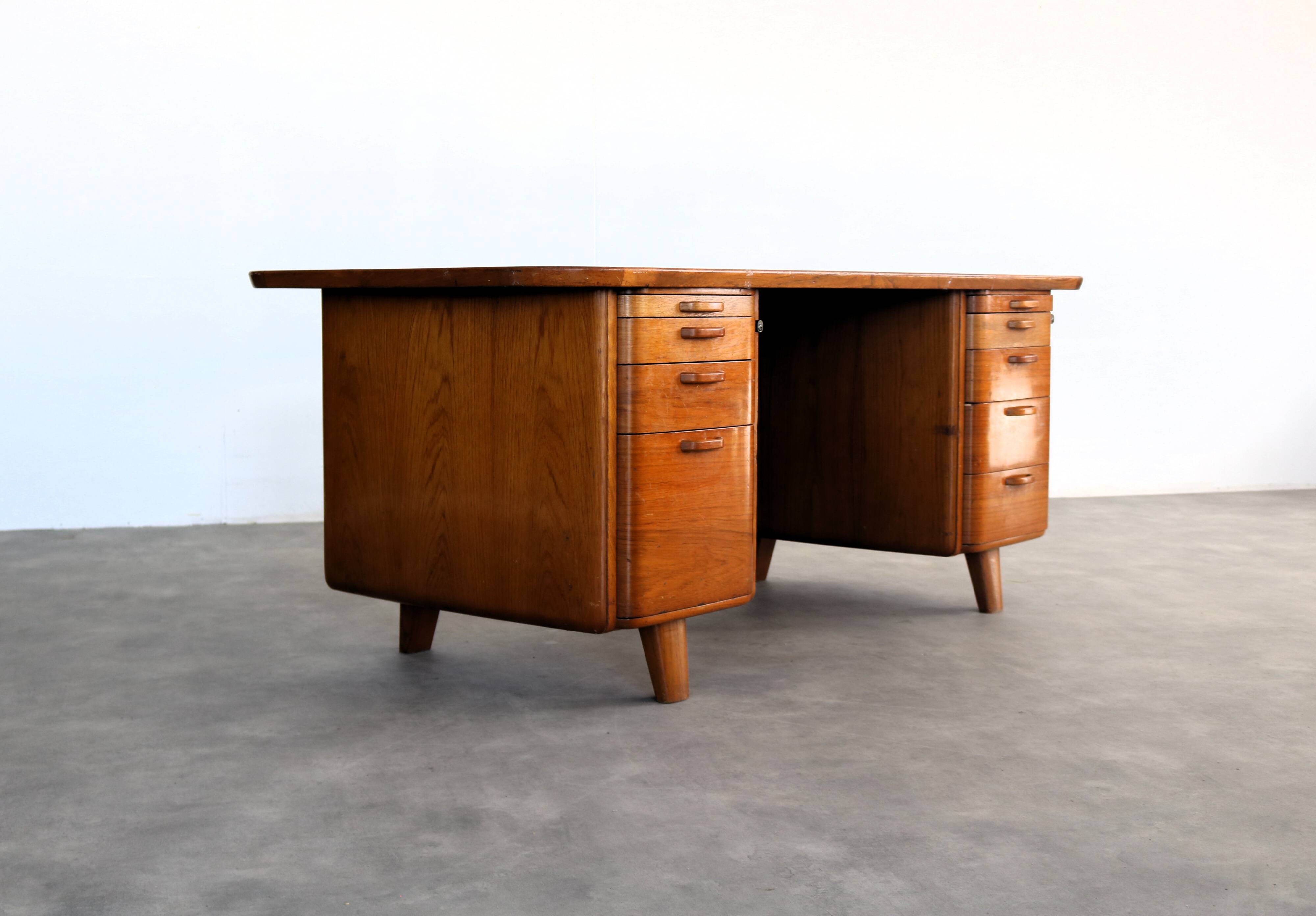 vintage XL desk | teak | 1960s | Swedish