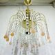 murano and crystal drops chandelier