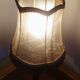 Stunning 1960s-style bronze lamp Empire/ Skin Abat day