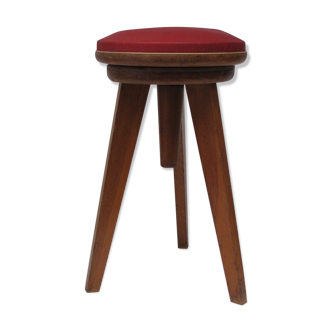Tabouret a vis piano vintage