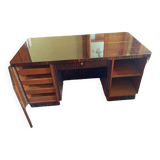 Art Deco desk in Macassar ebony