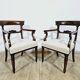 A pair of exclusive Biedermeier study armchairs, 19th century